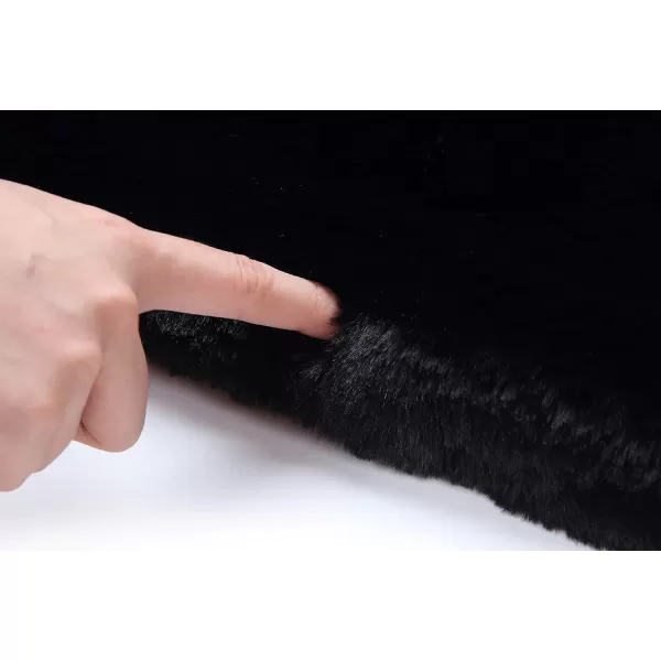 Caracilia Women's Faux Fur Shawl Wraps Stole Cloak Coat Sweater Cape for Evening Party/Bridal/Wedding