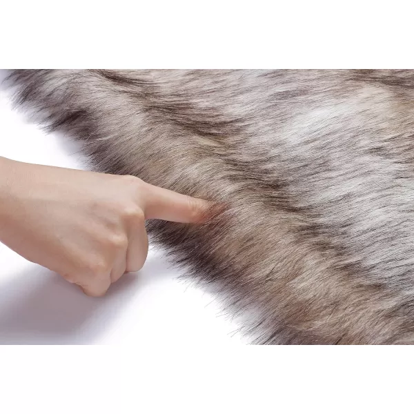Caracilia Women's Faux Fur Shawl Wraps Stole Cloak Coat Sweater Cape for Evening Party/Bridal/Wedding