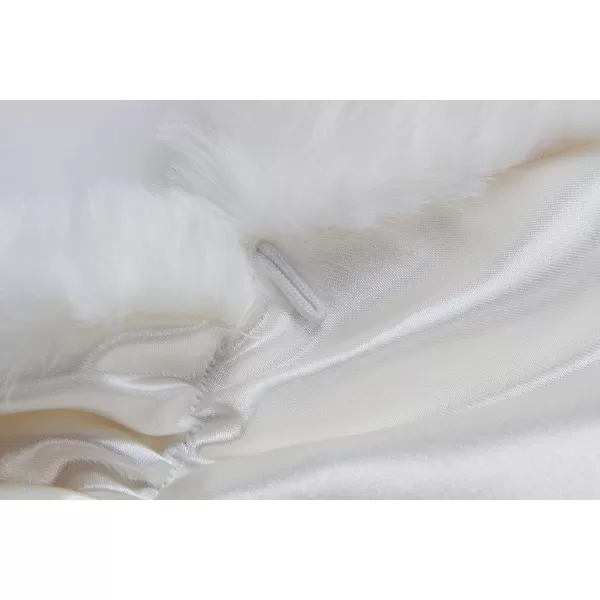Caracilia Women's Faux Fur Shawl Wraps Stole Cloak Coat Sweater Cape for Evening Party/Bridal/Wedding