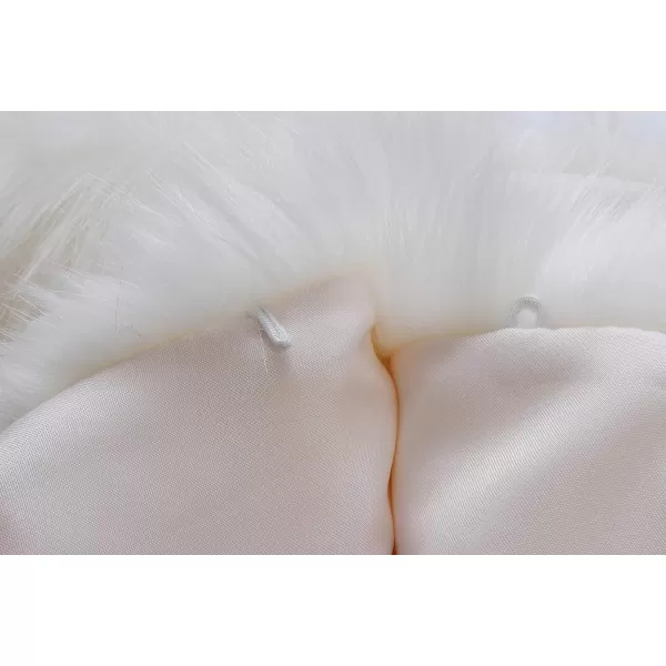 Caracilia Women's Faux Fur Shawl Wraps Stole Cloak Coat Sweater Cape for Evening Party/Bridal/Wedding