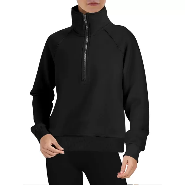 Caracilia Womens Half Zip Cropped Sweatshirts Quarter Zip Up Hoodies 2023 Fall Pullover Top Trendy Clothes Outfits