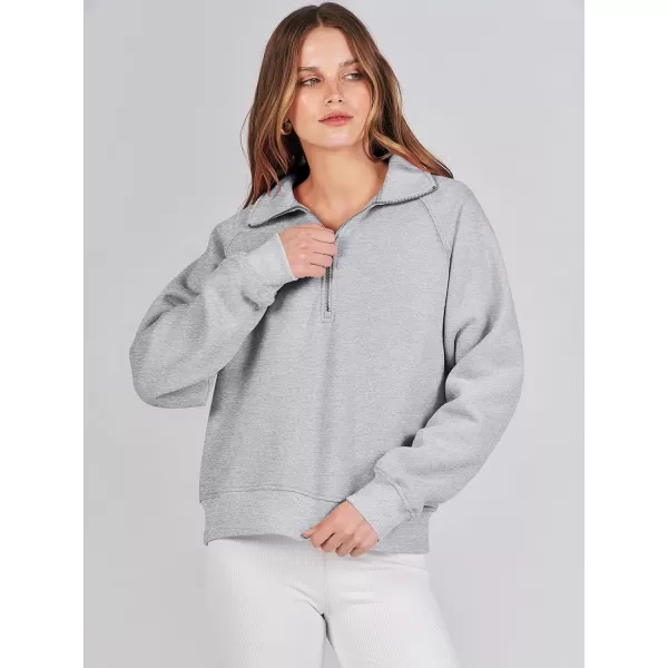 Caracilia Womens Half Zip Cropped Sweatshirts Quarter Zip Up Hoodies 2023 Fall Pullover Top Trendy Clothes Outfits
