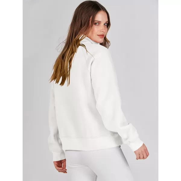 Caracilia Womens Half Zip Cropped Sweatshirts Quarter Zip Up Hoodies 2023 Fall Pullover Top Trendy Clothes Outfits
