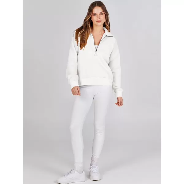 Caracilia Womens Half Zip Cropped Sweatshirts Quarter Zip Up Hoodies 2023 Fall Pullover Top Trendy Clothes Outfits