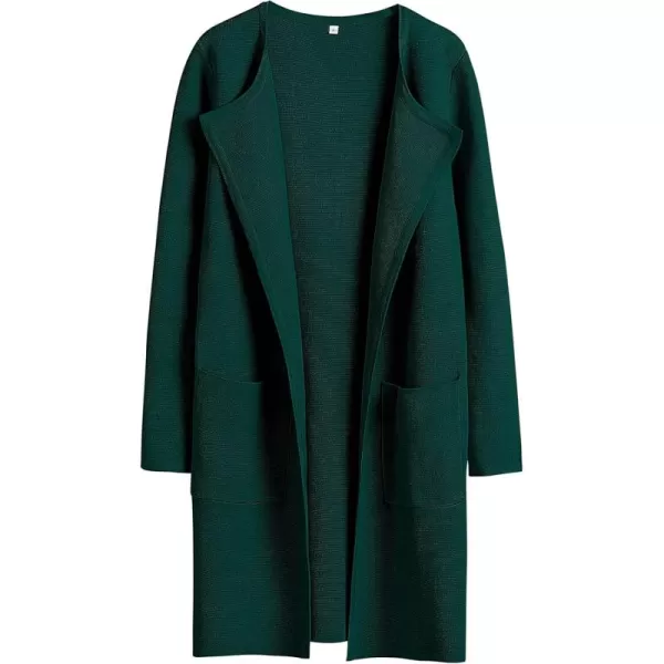 Caracilia Womens Knit Cardigan Sweaters Oversized Open Front Long Sleeve Lapel Casual Jacket 2023 Fall Coat Dressy Coatigan