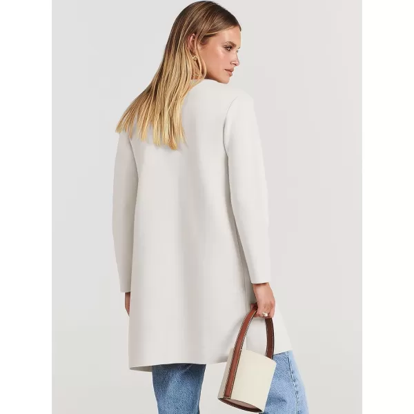 Caracilia Womens Knit Cardigan Sweaters Oversized Open Front Long Sleeve Lapel Casual Jacket 2023 Fall Coat Dressy Coatigan