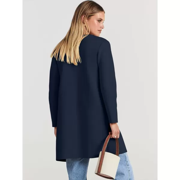 Caracilia Womens Knit Cardigan Sweaters Oversized Open Front Long Sleeve Lapel Casual Jacket 2023 Fall Coat Dressy Coatigan