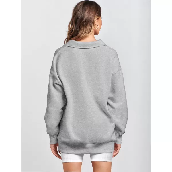 Caracilia Women's Oversized Sweatshirt Long Sleeve Buttons Down Pullover Hoodie Fashion Trendy Outfits Fall Cute Clothes Tops