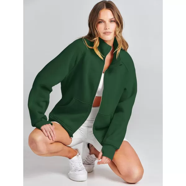 Caracilia Women's Oversized Sweatshirts Long Sleeve Zip Up Fashion Trendy Sweatshirt Jackets Pullovers Cute Comfy Clothes
