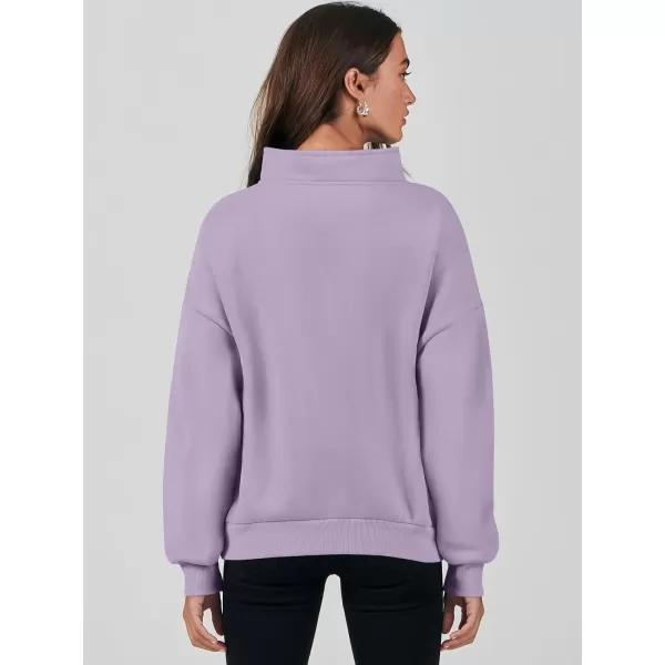 Caracilia Women's Sweatshirts Long Sleeve Oversized Fleece Half Zip Crop Hoodies Teen Girls Y2K Fall Pullover