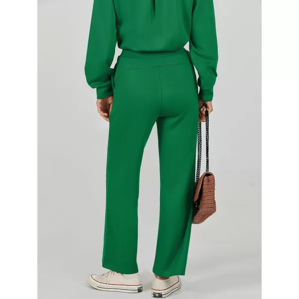 Caracilia Women's Two Piece Outfits Long Sleeve Sweatsuit Crewneck top with Jogger Pants Lounge Sets
