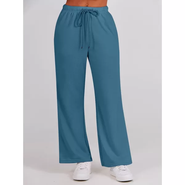 Caracilia Women's Two Piece Outfits Matching Sets Long Sleeve Cropped Tops and Wide Leg Pants Tracksuit Lounge Sets