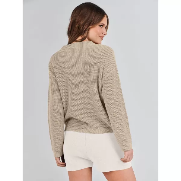 Caracilia Women's Two Piece Outfits Sweater Short Sets Long Sleeve Knit Pullover Top and Shorts Matching Lounge Set Tracksuit
