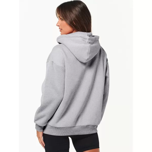 Caracilia Women's Zip Up Hoodies Teen Girls Oversized Sweatshirt Y2K Clothing Cute Fall Casual Drawstring Jacket with Pockets