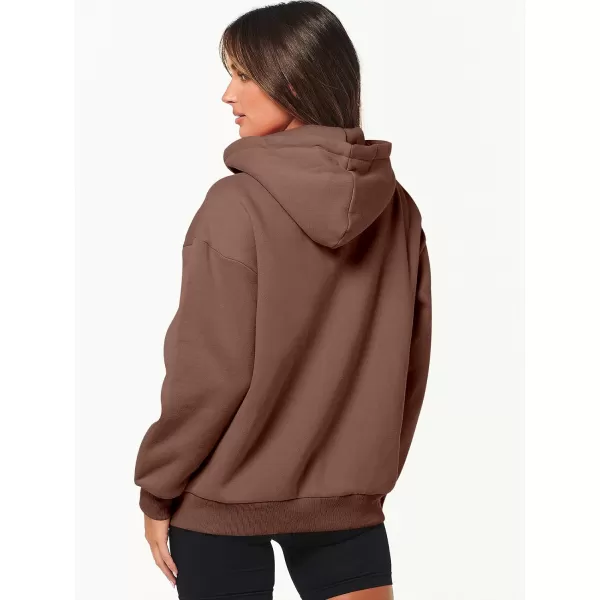 Caracilia Women's Zip Up Hoodies Teen Girls Oversized Sweatshirt Y2K Clothing Cute Fall Casual Drawstring Jacket with Pockets