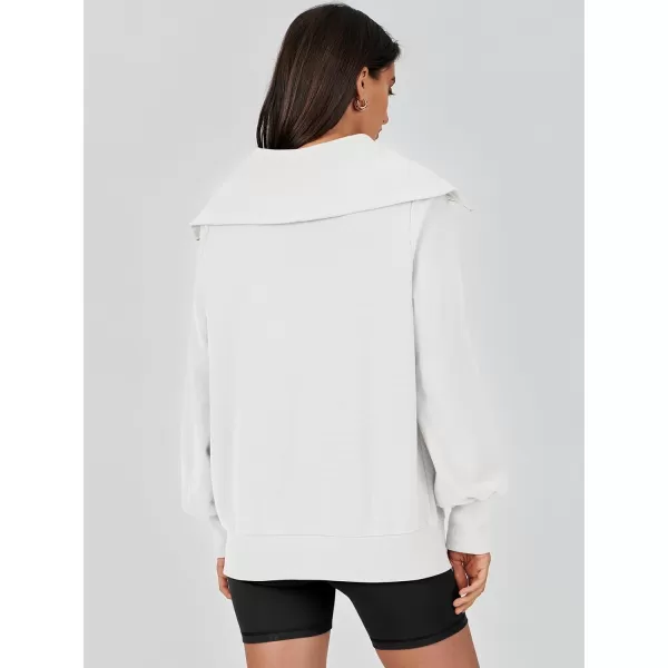 Caracilia Womens Zip Up Sweatshirt Oversized Hoodies Sweater Cute Casual Outfits Top 2023 Fall Winter Jacket Trendy Clothes