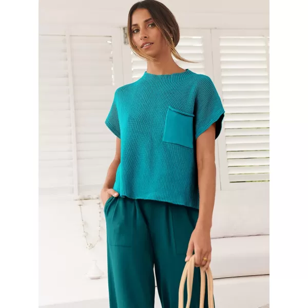 Caracilia Womens Two Piece Outfits Sweater Sets Loungewear Matching Lounge Set Sweatsuit Tracksuit Summer Trendy Clothes