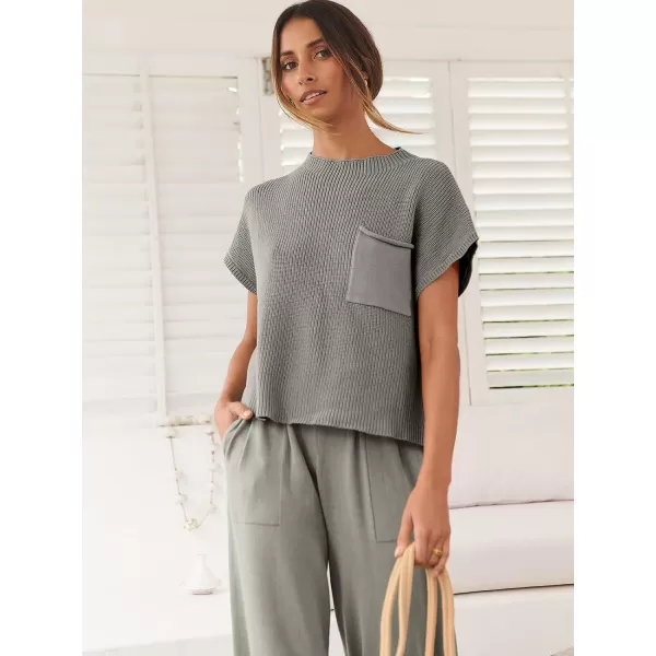 Caracilia Womens Two Piece Outfits Sweater Sets Loungewear Matching Lounge Set Sweatsuit Tracksuit Summer Trendy Clothes