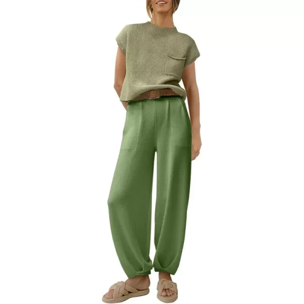 Caracilia Womens Two Piece Outfits Sweater Sets Loungewear Matching Lounge Set Sweatsuit Tracksuit Summer Trendy Clothes
