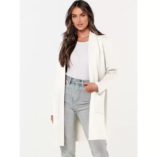 Caracilia Cardigan Sweaters for Women Casual 2023 Fall Winter Fashion Clothes Classy Long Sleeve Open Front Knit Coatigan