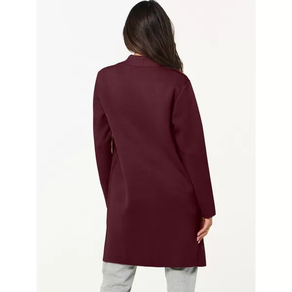 Caracilia Cardigan Sweaters for Women Casual 2023 Fall Winter Fashion Clothes Classy Long Sleeve Open Front Knit Coatigan