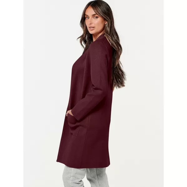 Caracilia Cardigan Sweaters for Women Casual 2023 Fall Winter Fashion Clothes Classy Long Sleeve Open Front Knit Coatigan