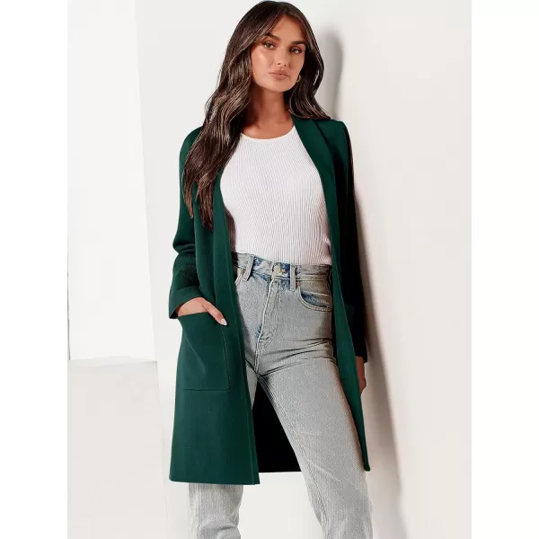 Caracilia Cardigan Sweaters for Women Casual 2023 Fall Winter Fashion Clothes Classy Long Sleeve Open Front Knit Coatigan