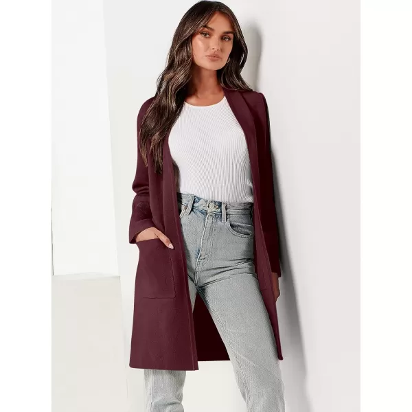 Caracilia Cardigan Sweaters for Women Casual 2023 Fall Winter Fashion Clothes Classy Long Sleeve Open Front Knit Coatigan