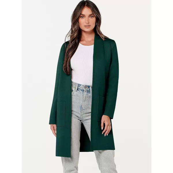 Caracilia Cardigan Sweaters for Women Casual 2023 Fall Winter Fashion Clothes Classy Long Sleeve Open Front Knit Coatigan