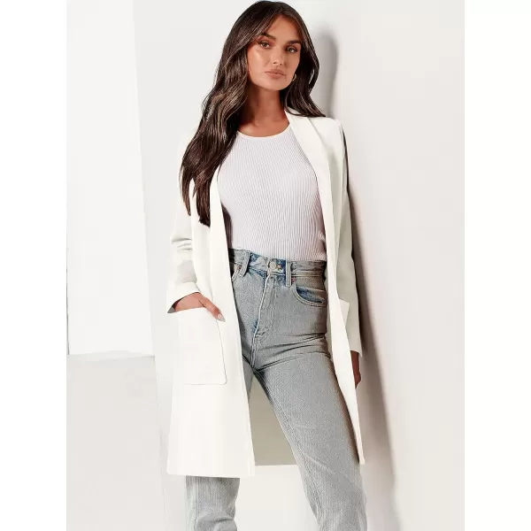 Caracilia Cardigan Sweaters for Women Casual 2023 Fall Winter Fashion Clothes Classy Long Sleeve Open Front Knit Coatigan