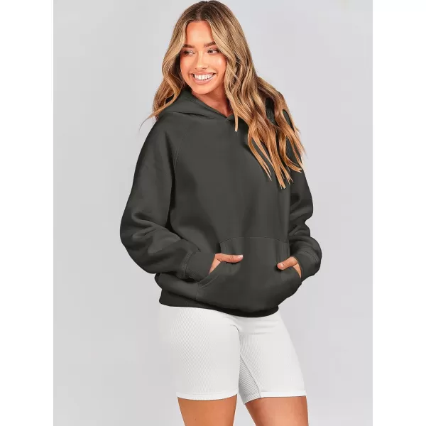 Caracilia Women Hoodies Oversized Sweatshirts Fleece Sweaters Long Sleeve Shirts Cute Loose Y2K Clothes Fall Pullover Top