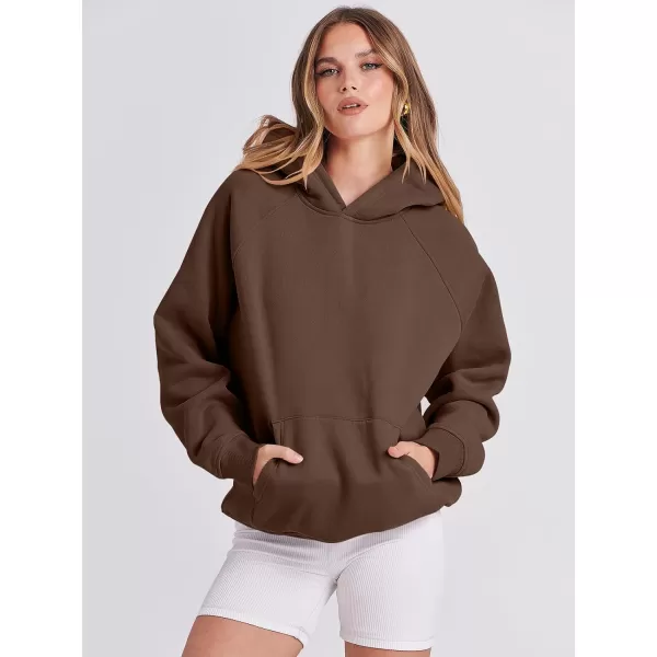 Caracilia Women Hoodies Oversized Sweatshirts Fleece Sweaters Long Sleeve Shirts Cute Loose Y2K Clothes Fall Pullover Top