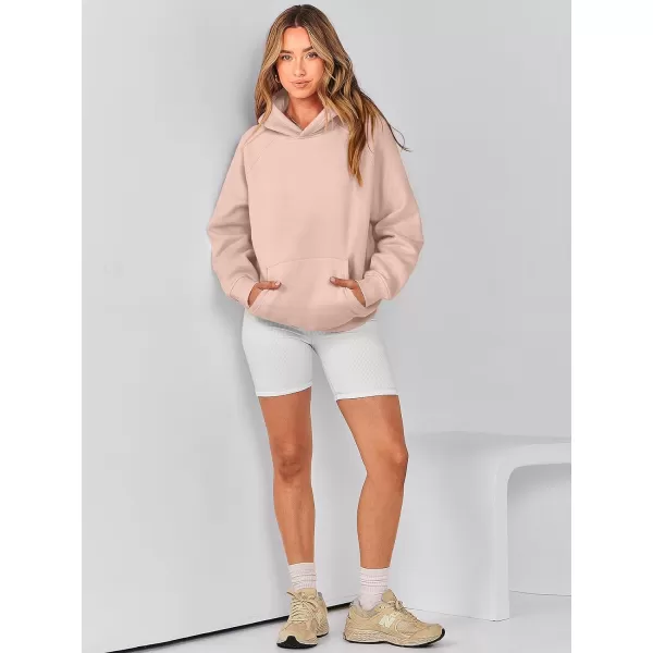 Caracilia Women Hoodies Oversized Sweatshirts Fleece Sweaters Long Sleeve Shirts Cute Loose Y2K Clothes Fall Pullover Top