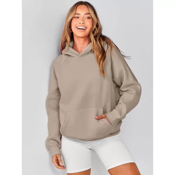 Caracilia Women Hoodies Oversized Sweatshirts Fleece Sweaters Long Sleeve Shirts Cute Loose Y2K Clothes Fall Pullover Top