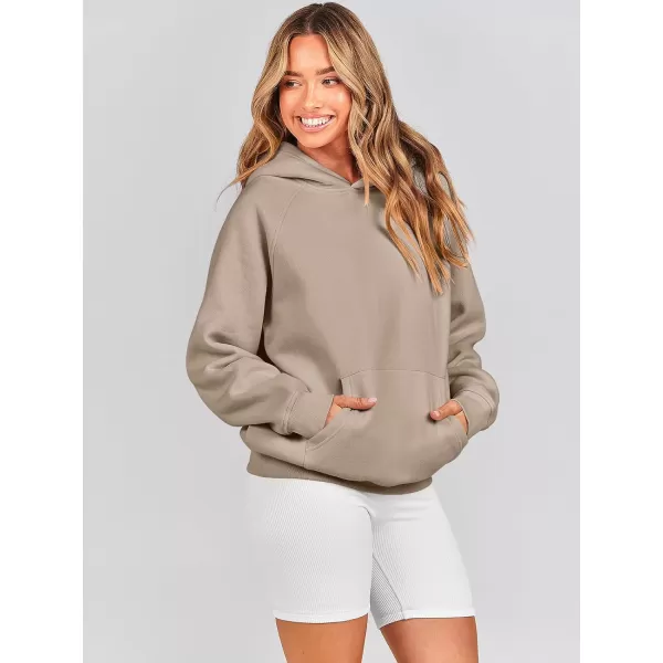 Caracilia Women Hoodies Oversized Sweatshirts Fleece Sweaters Long Sleeve Shirts Cute Loose Y2K Clothes Fall Pullover Top