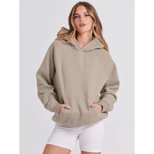 Caracilia Women Hoodies Oversized Sweatshirts Fleece Sweaters Long Sleeve Shirts Cute Loose Y2K Clothes Fall Pullover Top