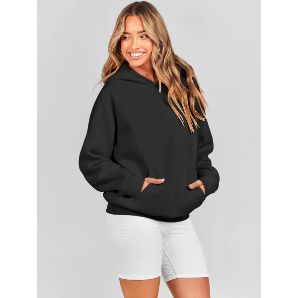 Caracilia Women Hoodies Oversized Sweatshirts Fleece Sweaters Long Sleeve Shirts Cute Loose Y2K Clothes Fall Pullover Top