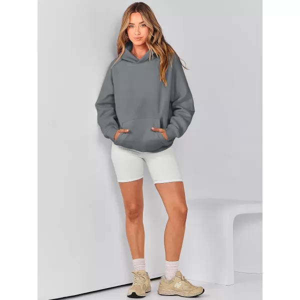 Caracilia Women Hoodies Oversized Sweatshirts Fleece Sweaters Long Sleeve Shirts Cute Loose Y2K Clothes Fall Pullover Top