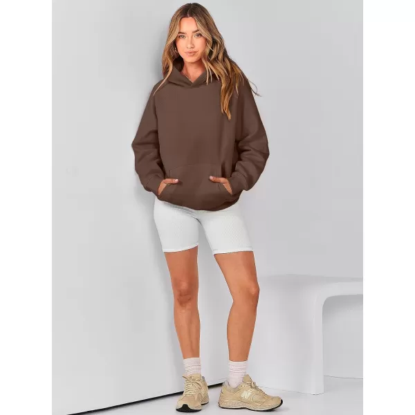 Caracilia Women Hoodies Oversized Sweatshirts Fleece Sweaters Long Sleeve Shirts Cute Loose Y2K Clothes Fall Pullover Top