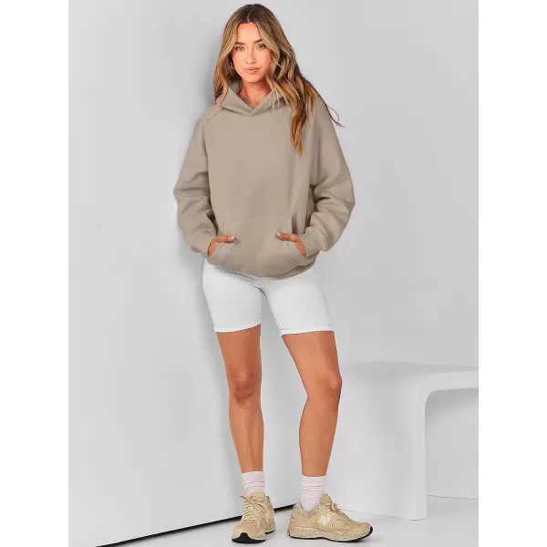 Caracilia Women Hoodies Oversized Sweatshirts Fleece Sweaters Long Sleeve Shirts Cute Loose Y2K Clothes Fall Pullover Top