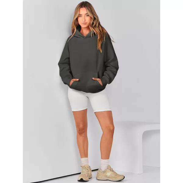 Caracilia Women Hoodies Oversized Sweatshirts Fleece Sweaters Long Sleeve Shirts Cute Loose Y2K Clothes Fall Pullover Top