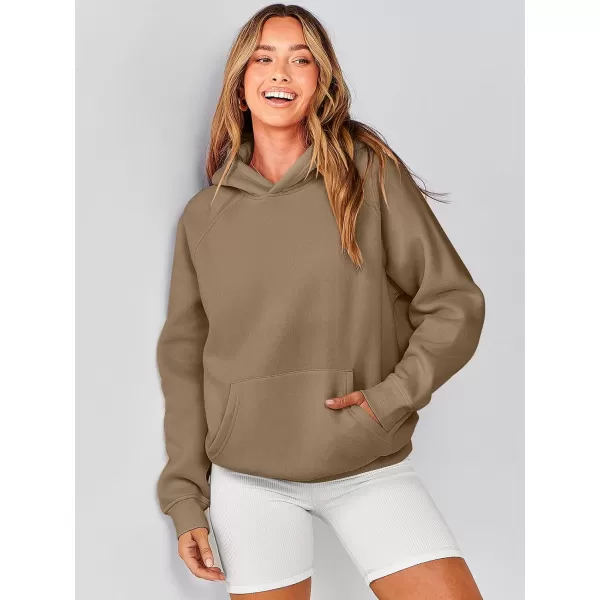 Caracilia Women Hoodies Oversized Sweatshirts Fleece Sweaters Long Sleeve Shirts Cute Loose Y2K Clothes Fall Pullover Top