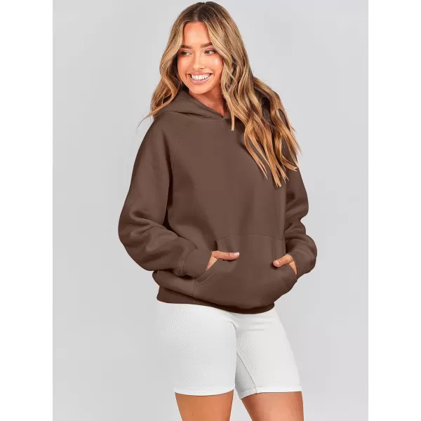 Caracilia Women Hoodies Oversized Sweatshirts Fleece Sweaters Long Sleeve Shirts Cute Loose Y2K Clothes Fall Pullover Top