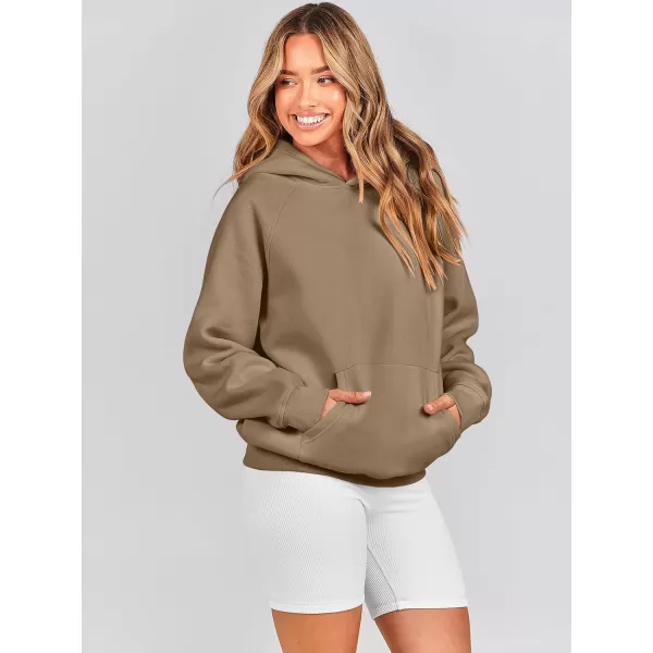 Caracilia Women Hoodies Oversized Sweatshirts Fleece Sweaters Long Sleeve Shirts Cute Loose Y2K Clothes Fall Pullover Top