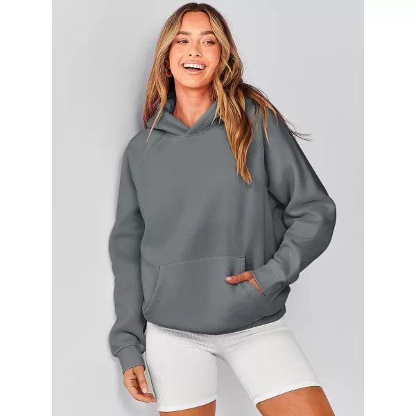 Caracilia Women Hoodies Oversized Sweatshirts Fleece Sweaters Long Sleeve Shirts Cute Loose Y2K Clothes Fall Pullover Top