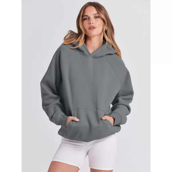 Caracilia Women Hoodies Oversized Sweatshirts Fleece Sweaters Long Sleeve Shirts Cute Loose Y2K Clothes Fall Pullover Top