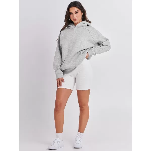 Caracilia Women Hoodies Oversized Sweatshirts Fleece Sweaters Long Sleeve Shirts Cute Loose Y2K Clothes Fall Pullover Top