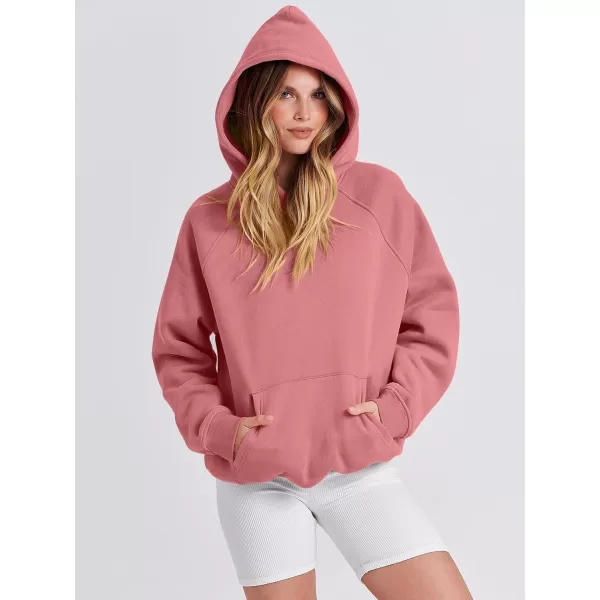 Caracilia Women Hoodies Oversized Sweatshirts Fleece Sweaters Long Sleeve Shirts Cute Loose Y2K Clothes Fall Pullover Top