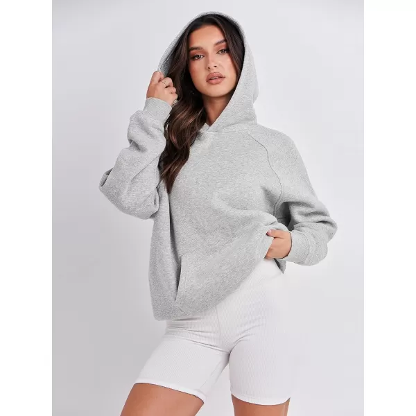 Caracilia Women Hoodies Oversized Sweatshirts Fleece Sweaters Long Sleeve Shirts Cute Loose Y2K Clothes Fall Pullover Top
