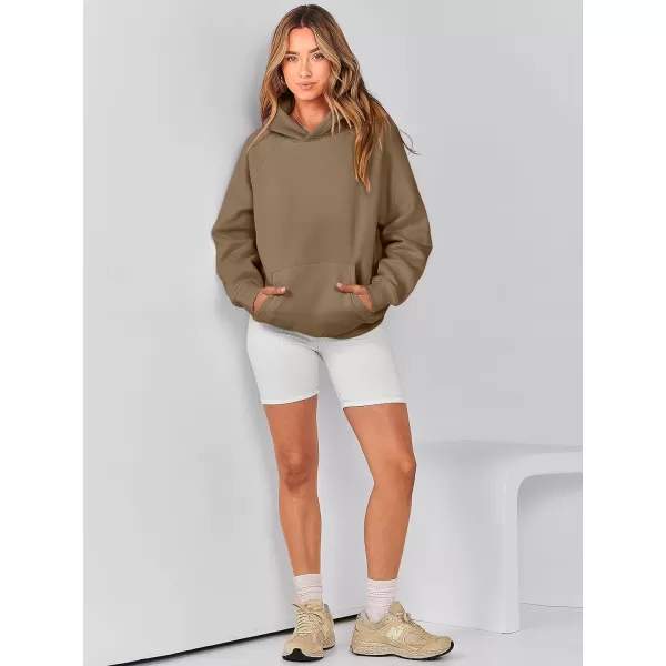 Caracilia Women Hoodies Oversized Sweatshirts Fleece Sweaters Long Sleeve Shirts Cute Loose Y2K Clothes Fall Pullover Top